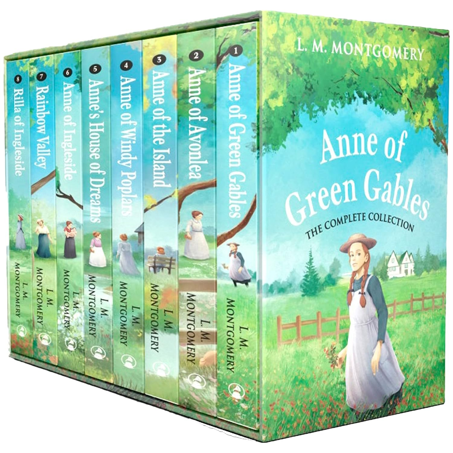 Anne of Green Gables the Complete Collection 8 Books Box Set by L. M. Montgomery