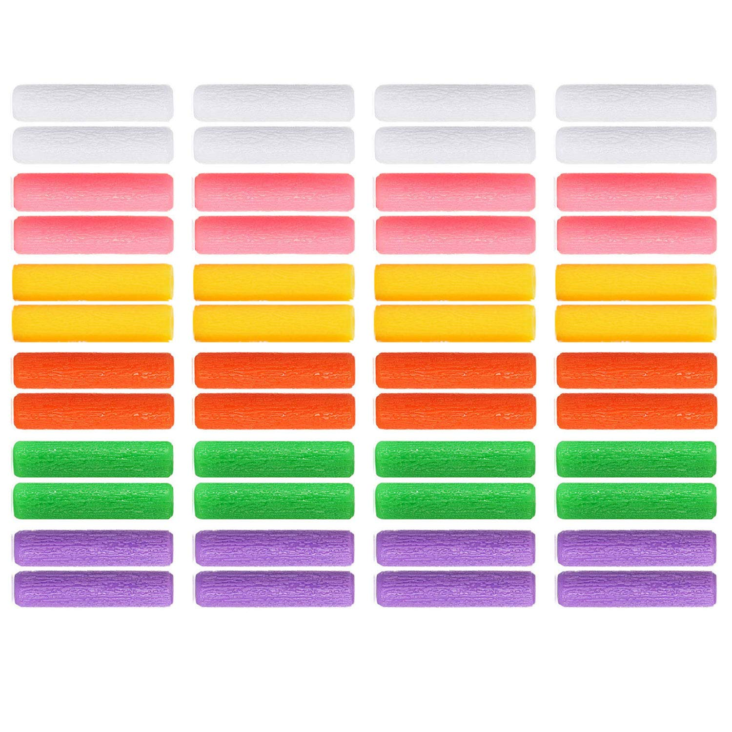 48 Pcs Colorful Orthodontic Aligner Chewies for Aligner Chompers Aligner Trays Seaters, 6 Color