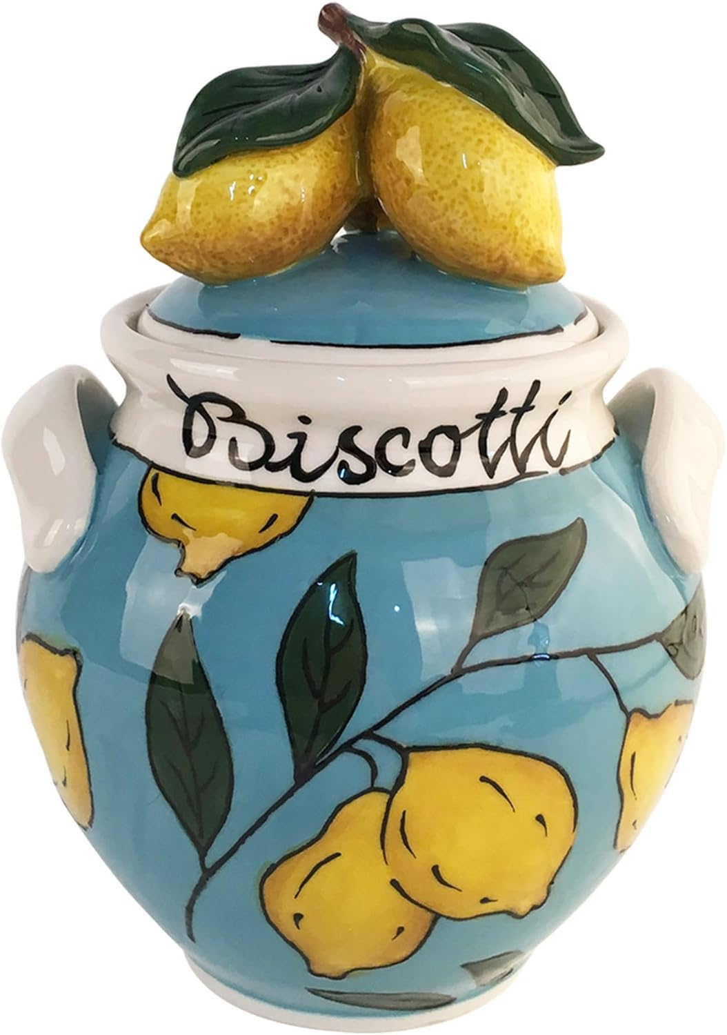 Classic Large Lemon Sky Cookie Jar, Ceramic 7