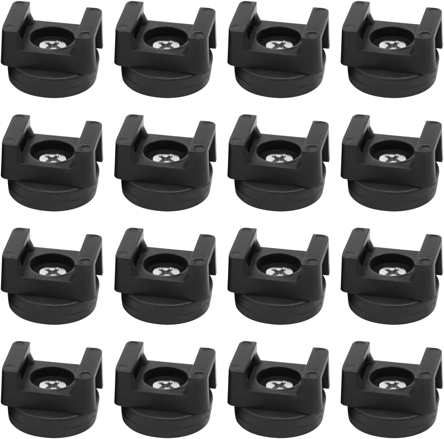 Magnetic Cable Zip Tie Base, Heavy Duty 18Lbs Vertical Tension, Multipurpose Wire Clips Management Holder, Supplies for Electrical Cable Wire Organization (22Mm, Count, 20)