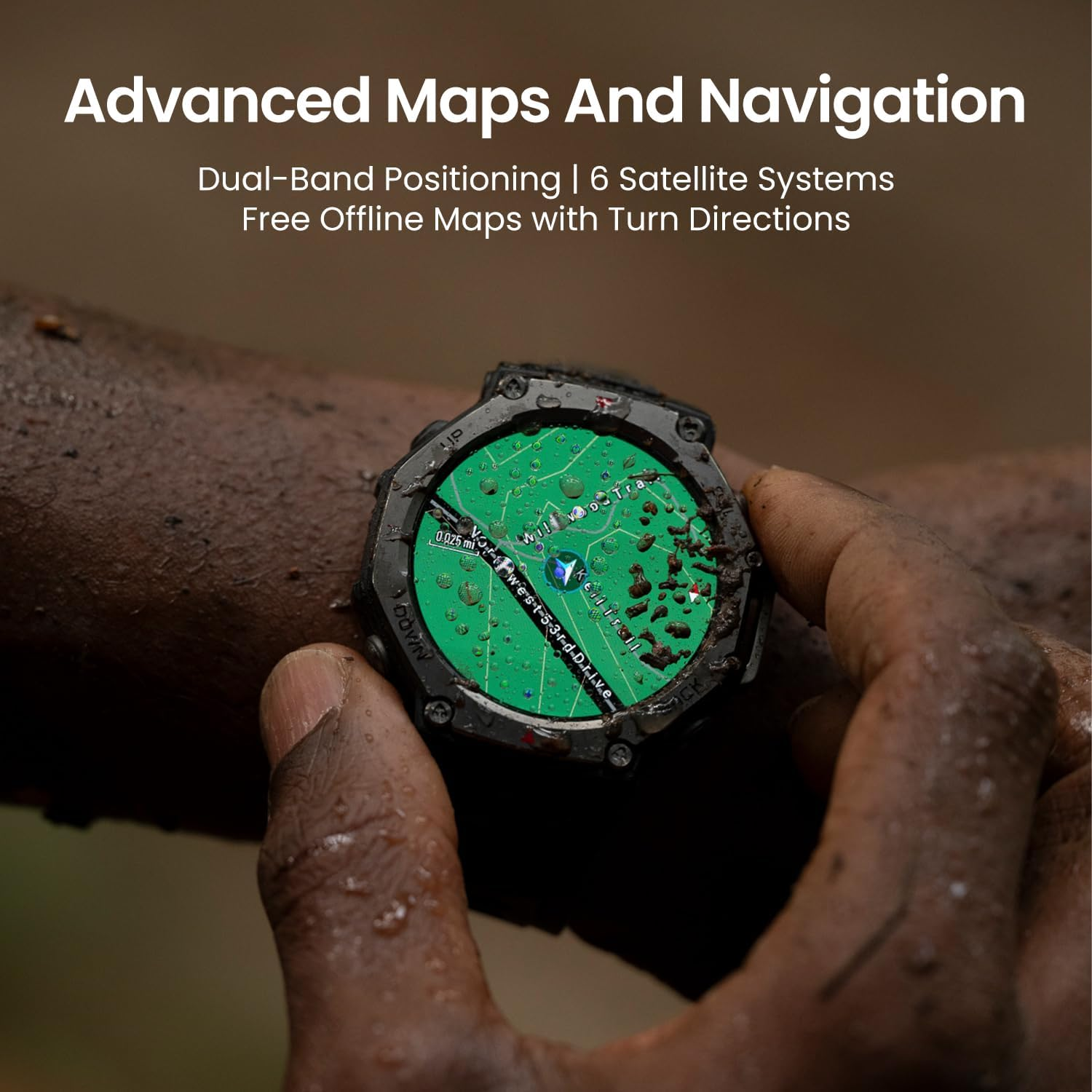 Amazfit T-Rex 3 Outdoor Rugged Military 48mm Smart Watch, Built in GPS, 27 Da... - Picture 3 of 15