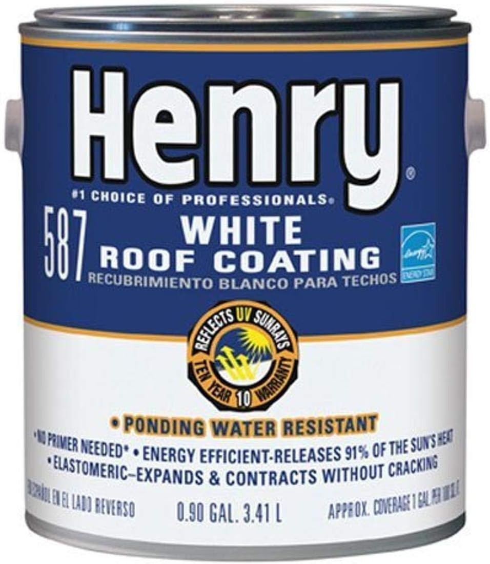 HE587046  587 Gallon White Roof Coating