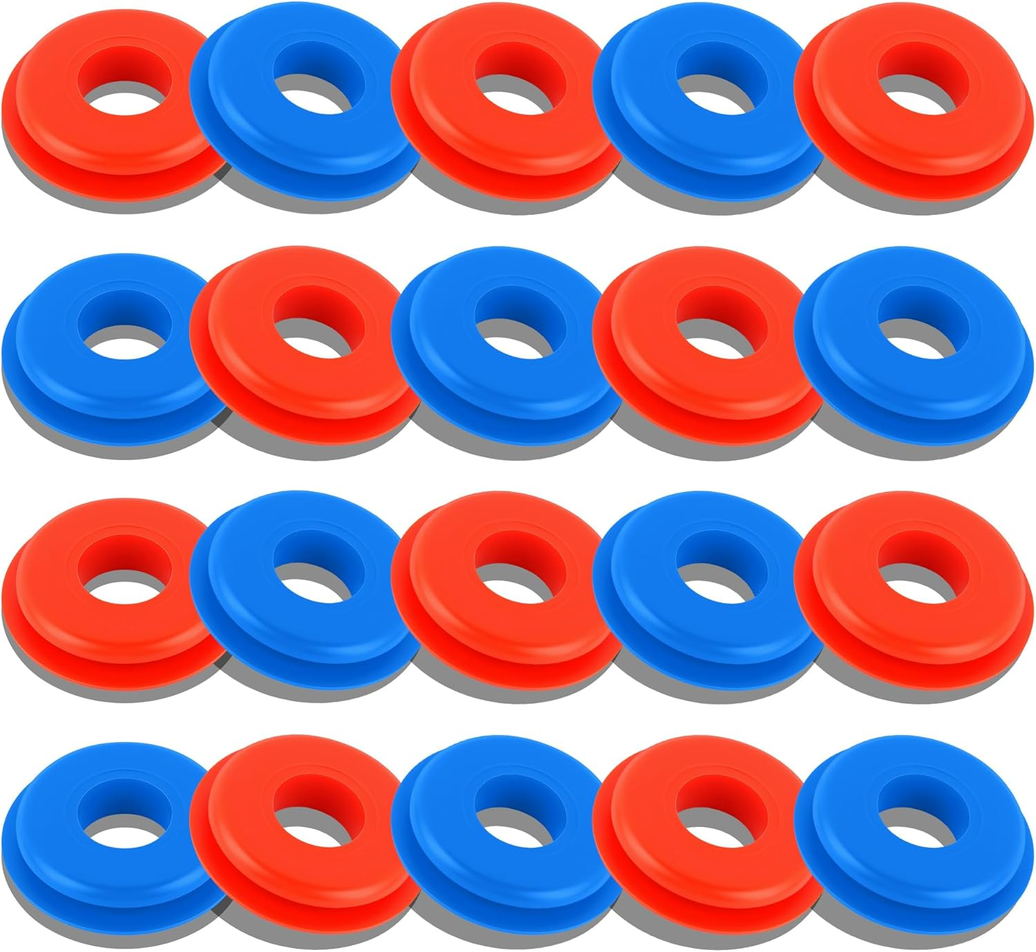 20PCS Glad Hand Seals for Glad Hand Air Hose,Rubber Gladhand Seals of Semi Truck