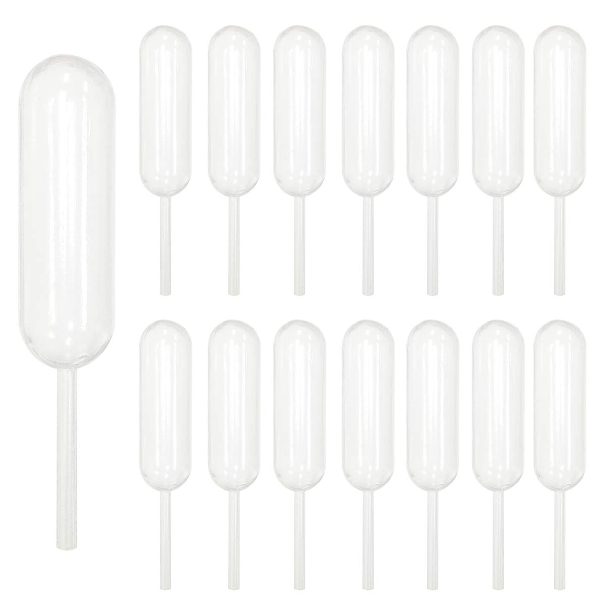 100 pipetas cuentagotas de plastico transparente de 4 ml para transferencia