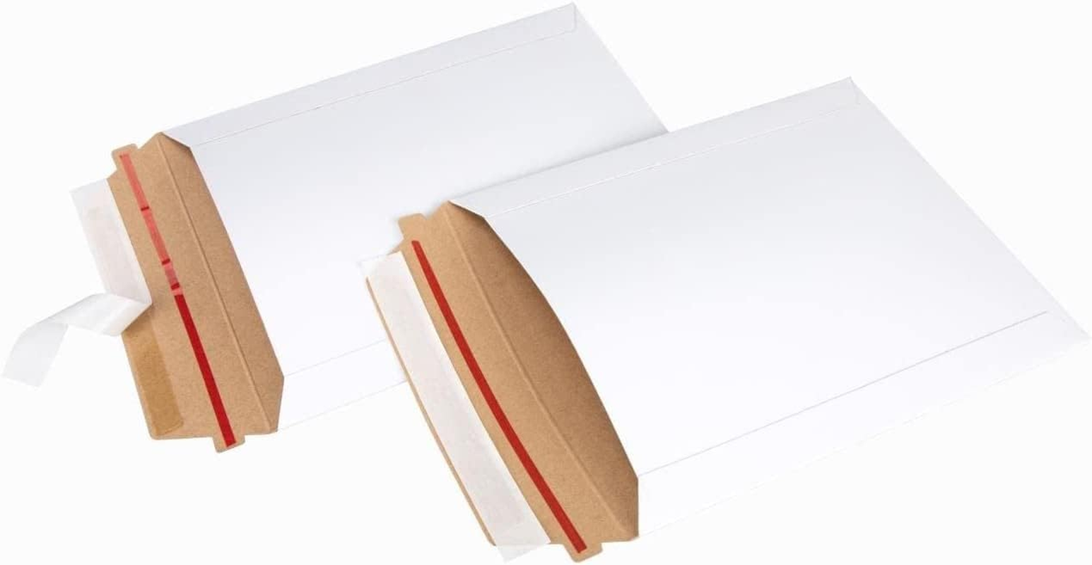 Proline 6 X 8 Self Seal Rigid Photo Shipping Flats Cardboard Envelope Mailer (10)