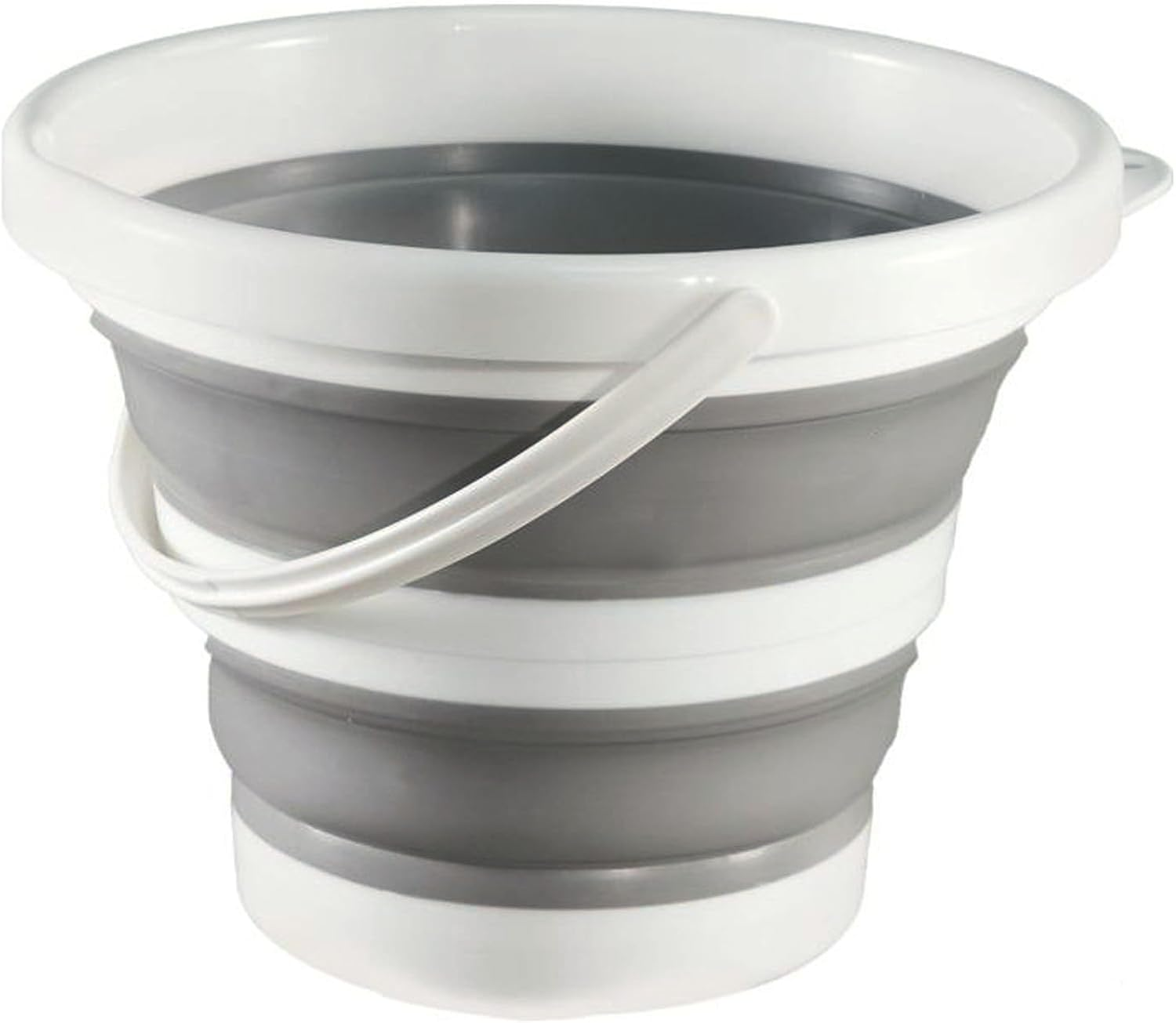 Collapsible 1.3 Gallon Water Bucket Foldable Portable for Cleaning & Outdoor Use