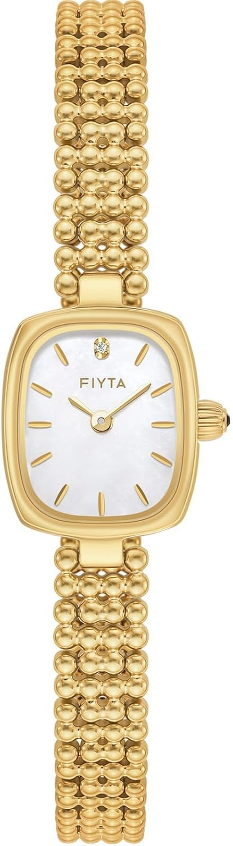 Women'S Watch - Elegant Gold Small Square Luxury Watch with Sapphire Crystal; 316L Stainless Steel Jewelry Bracelet, Timeless Gift for Her, Mother'S Day, Gift Box Included