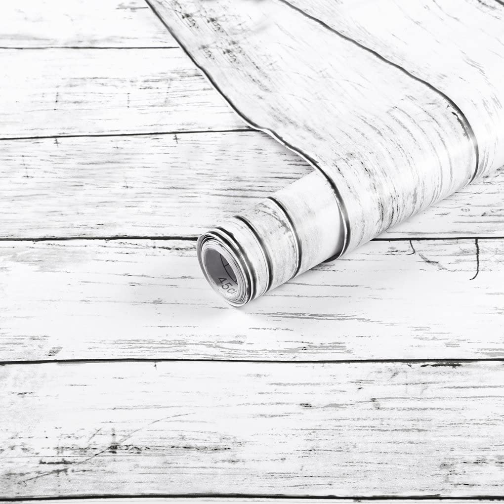Arthome Distressed Wood Paper 43.5x610cm Self-Adhesive Removable Wood Peel an... - Picture 11 of 17