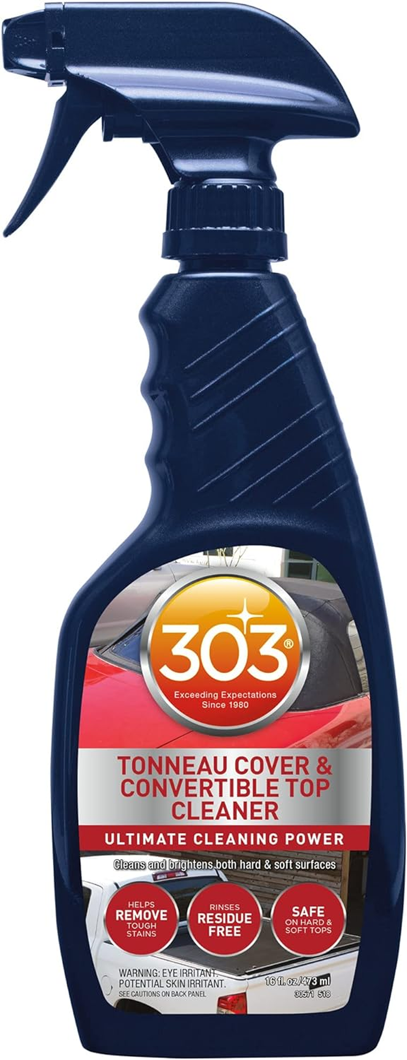 303 Tonneau Cover and Convertible Top Cleaner - Vinyl and Fabric Top Cleaner, 16 Fl. Oz.