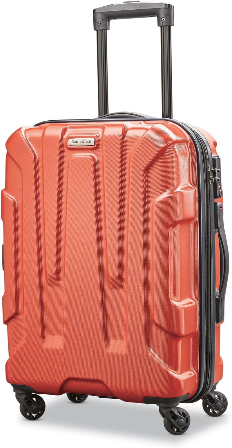 Centric Hardside Expandable Luggage with Spinner Wheels, Burnt Orange, Carry-On 20-Inch