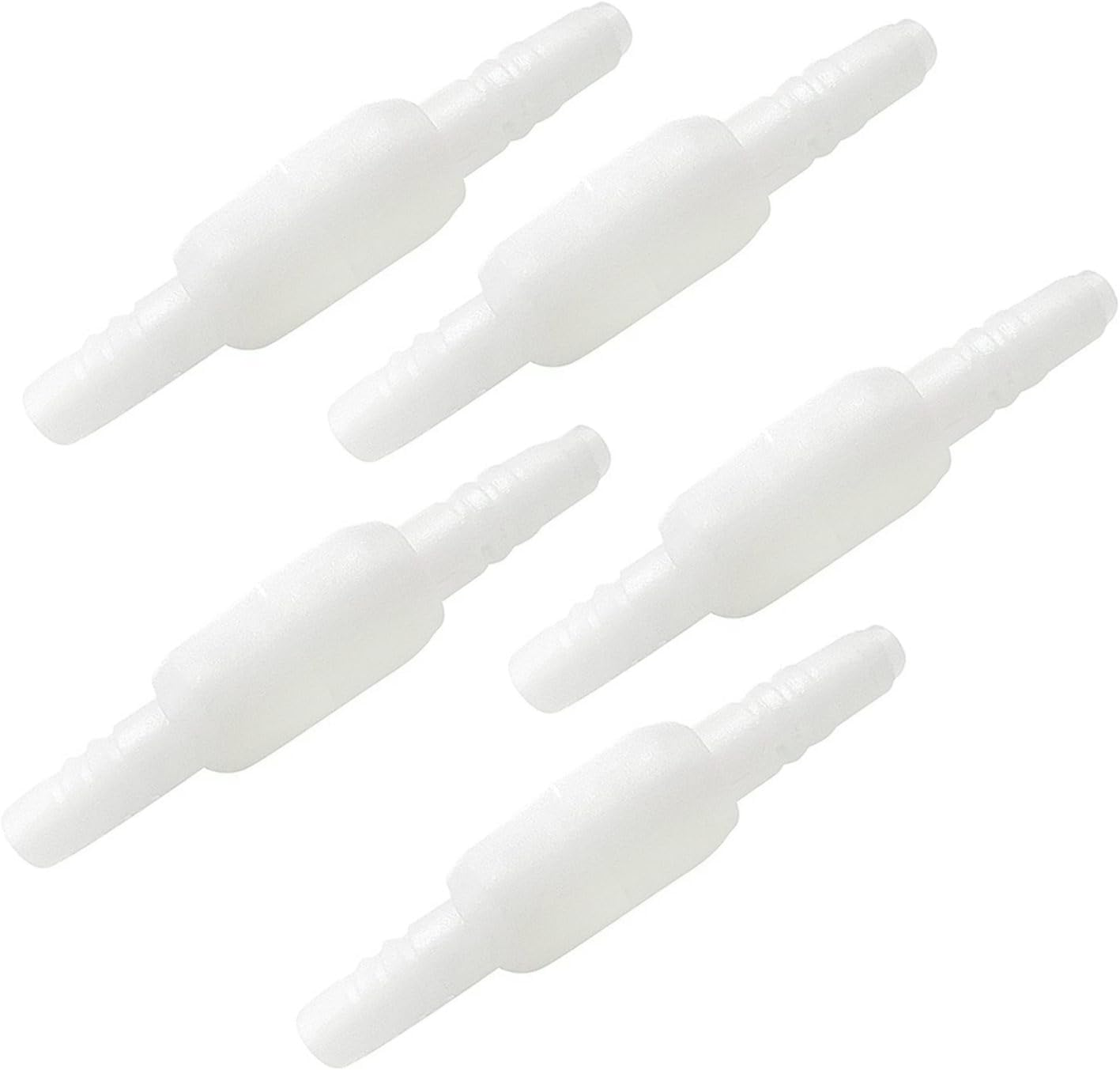 Oxygen Tubing Swivel Connectors 5-Pack - Cannula, Hose, Tube Connectors - Oxygen Line Splitter, Concentrator Supplies - 360-Degree Rotation - Medical, Home, Marine Use - Standard Size
