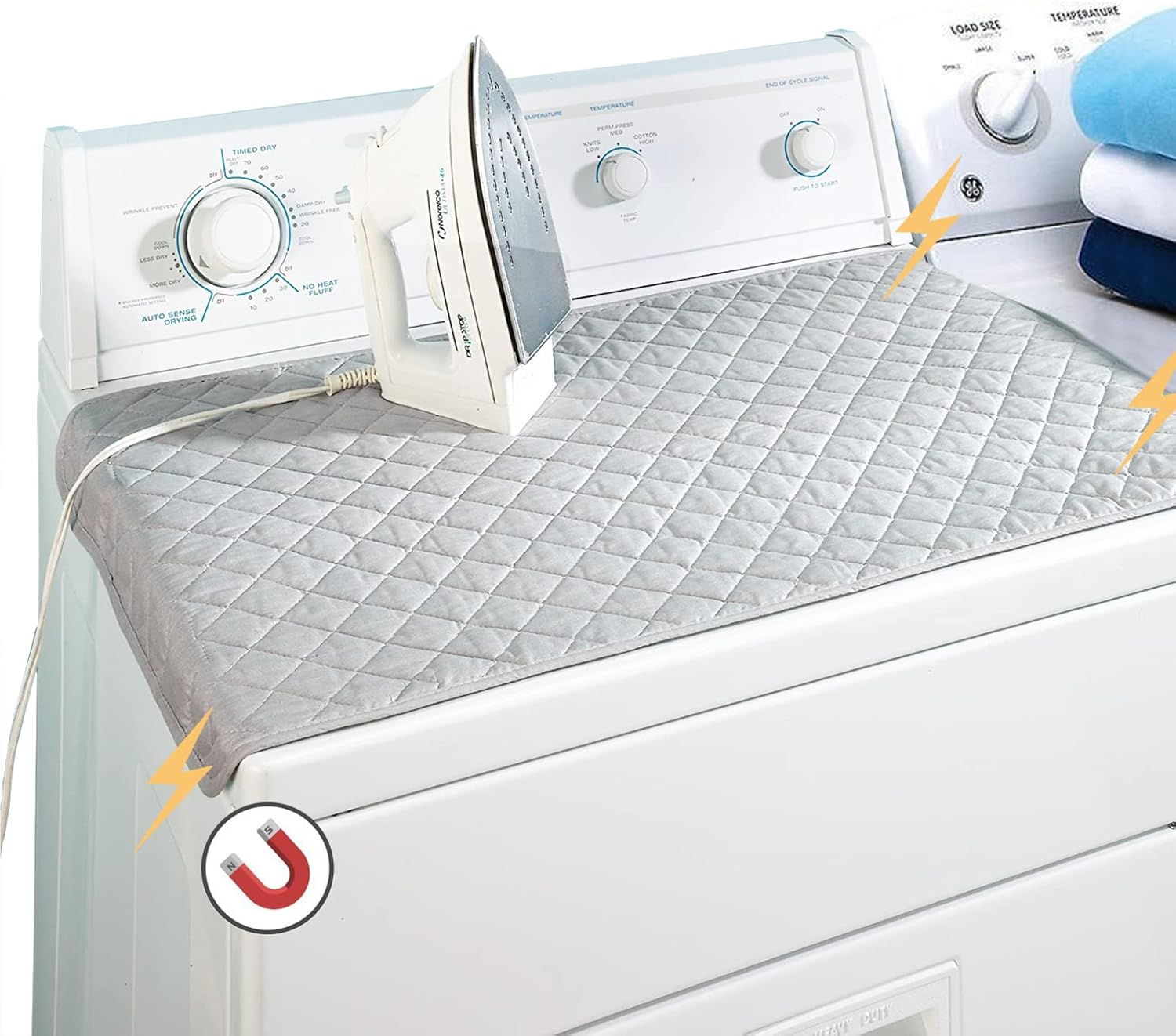 Alfombra Magnetica para Planchar Cubierta Alternativa Resistente Calor Portatil