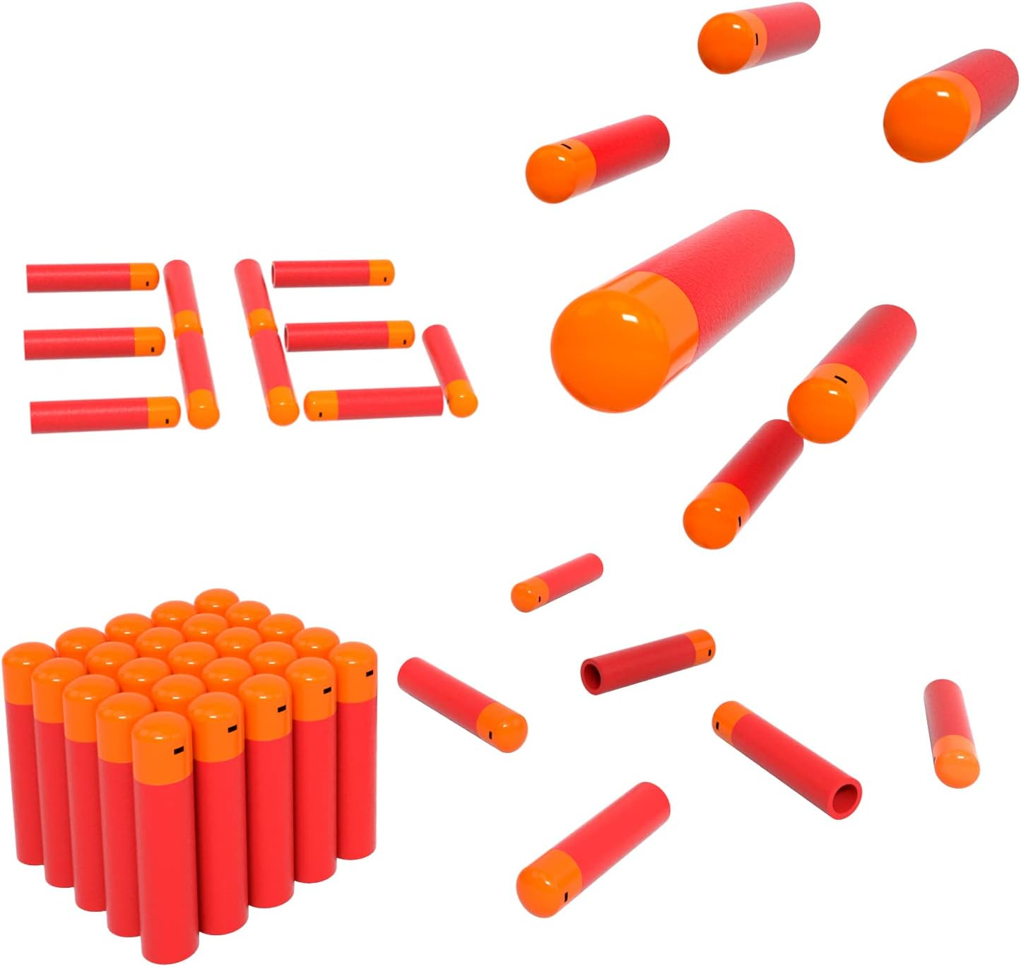 BOROLA Foam Refill Dart Compatible for Nerf Mega - Picture 8 of 14