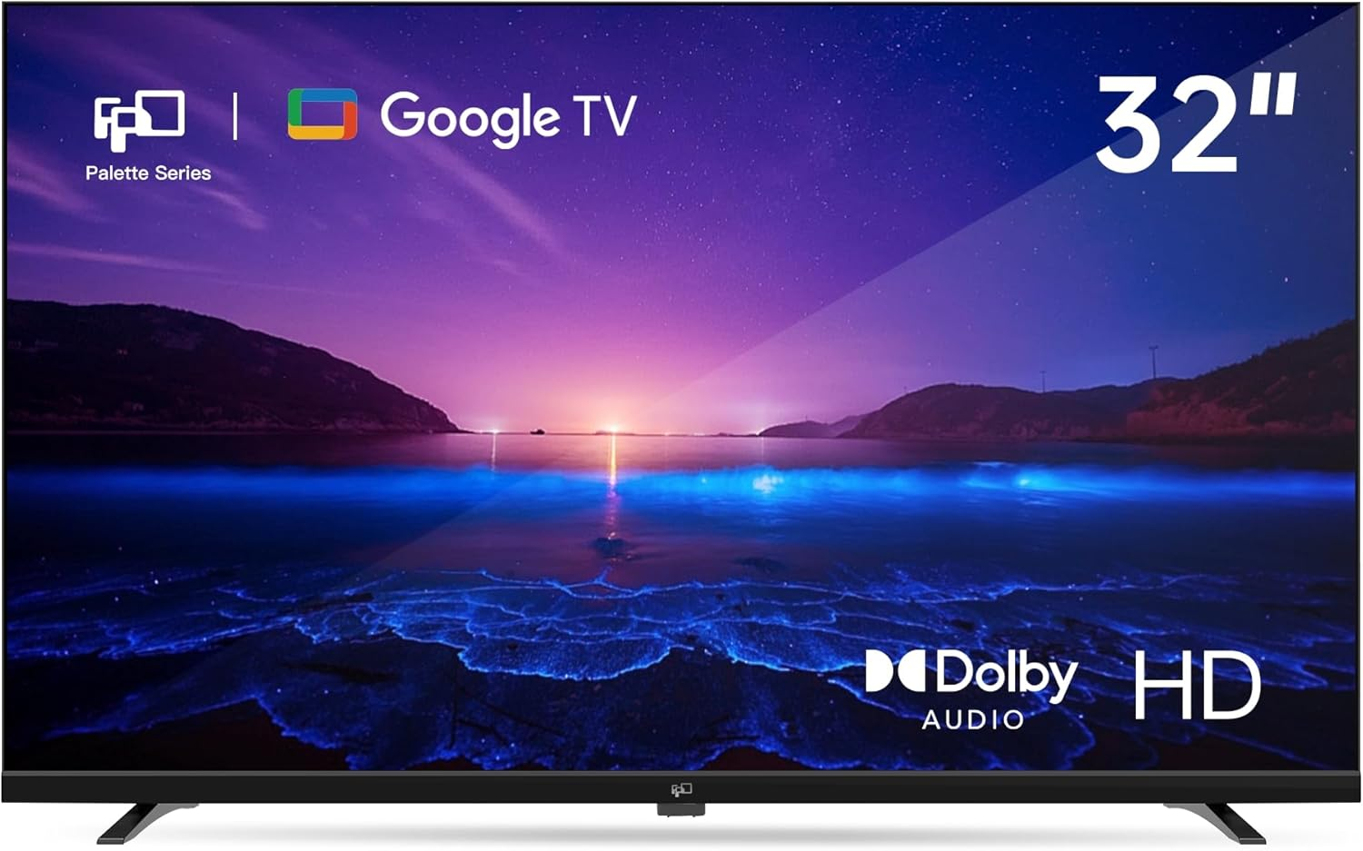 FPD 32-Inch Smart TV Google TV HD 720P with Google Play and