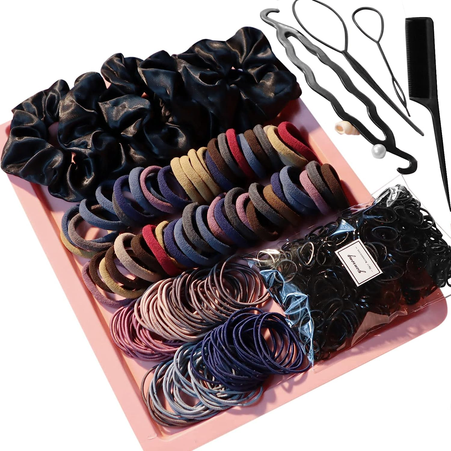755PCS Hair Accessories Set for Thick Curly Hair Mix