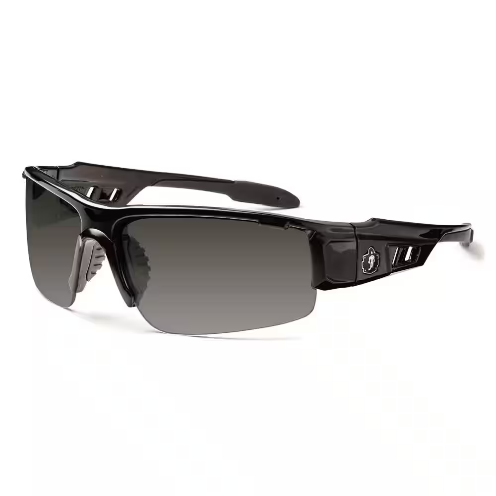 Skullerz Dagr Black Anti-Fog Safety Glasses, Tinted Lens - ANSI Certified