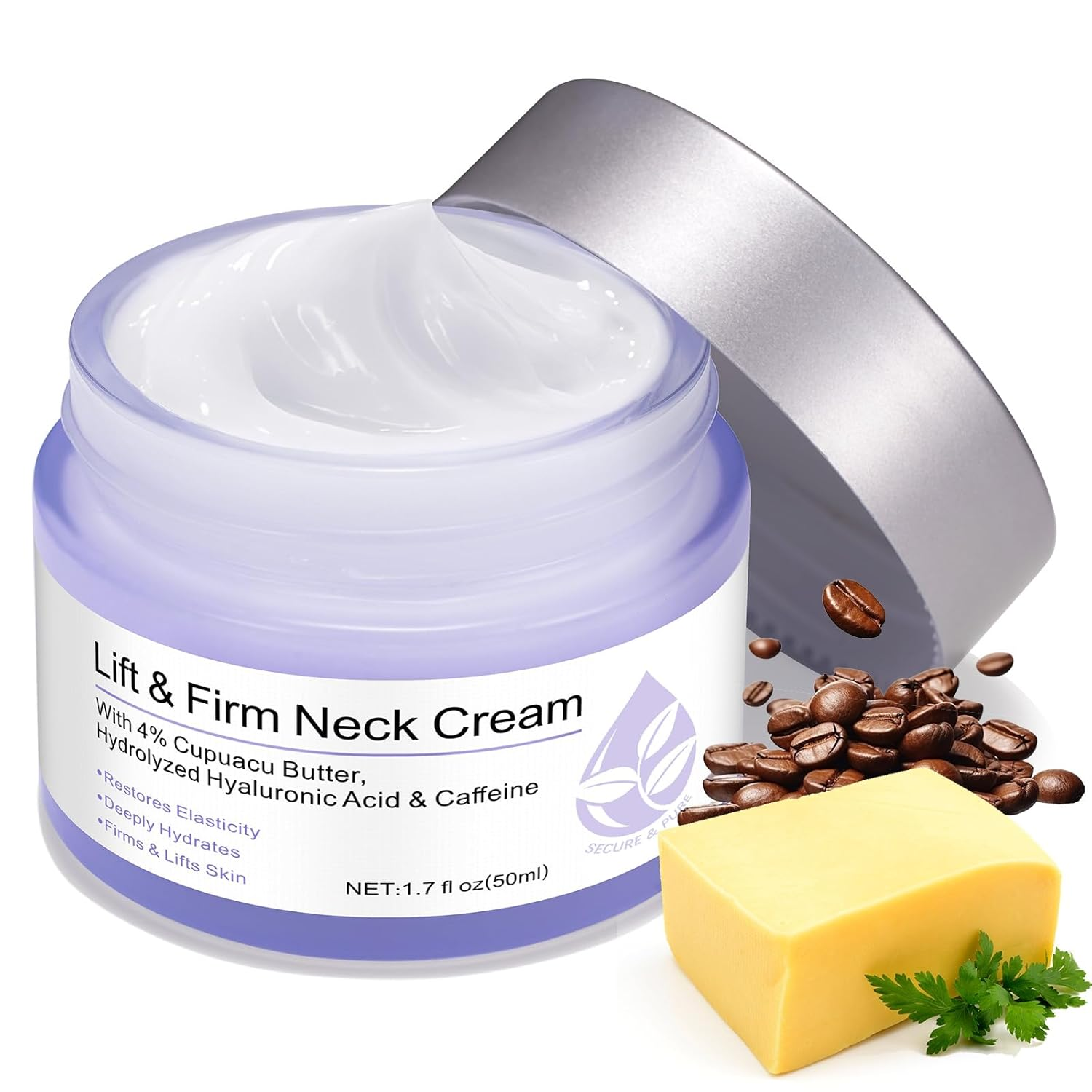 Go New Pure Beauty Tighten & Lift Neck Firming Cream - Anti-Aging Neck Creams fo
