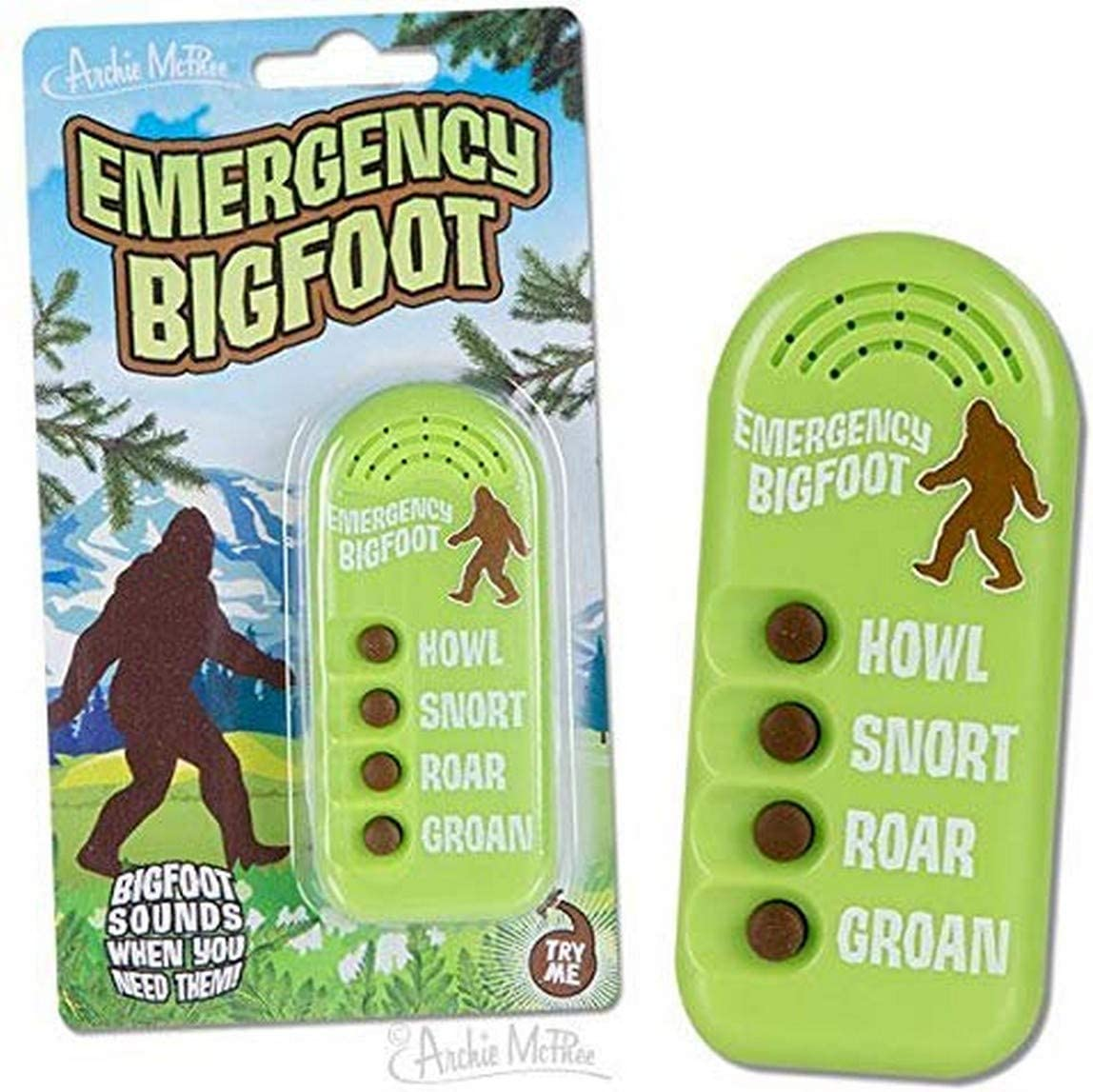 Archie, Emergency Bigfoot Electronic Noisemaker, 1 Count