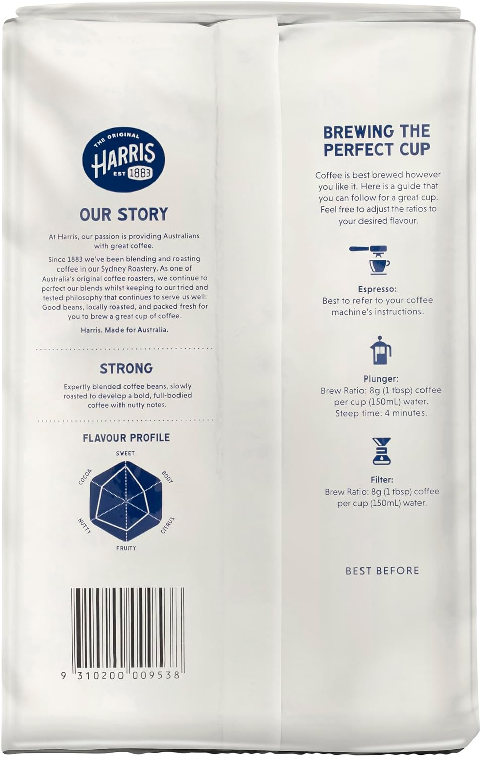 Harris Strong Ground Coffee, 1kg - Picture 5 of 14
