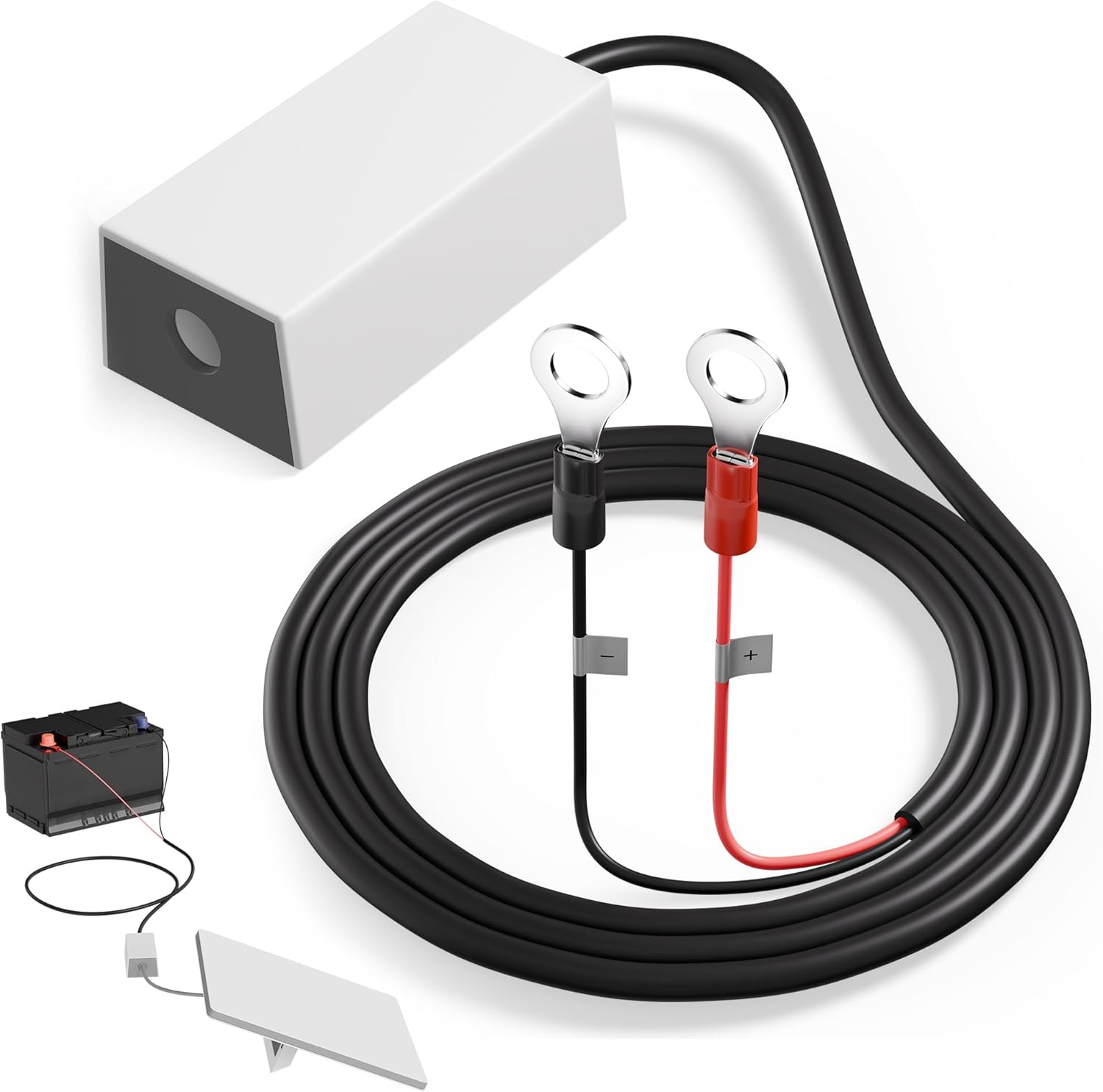 Starlink Mini 12V Battery Adapter with Step up Converter, Battery O Ring Cable to DC Female 12V-24V to 36V Step up Booster