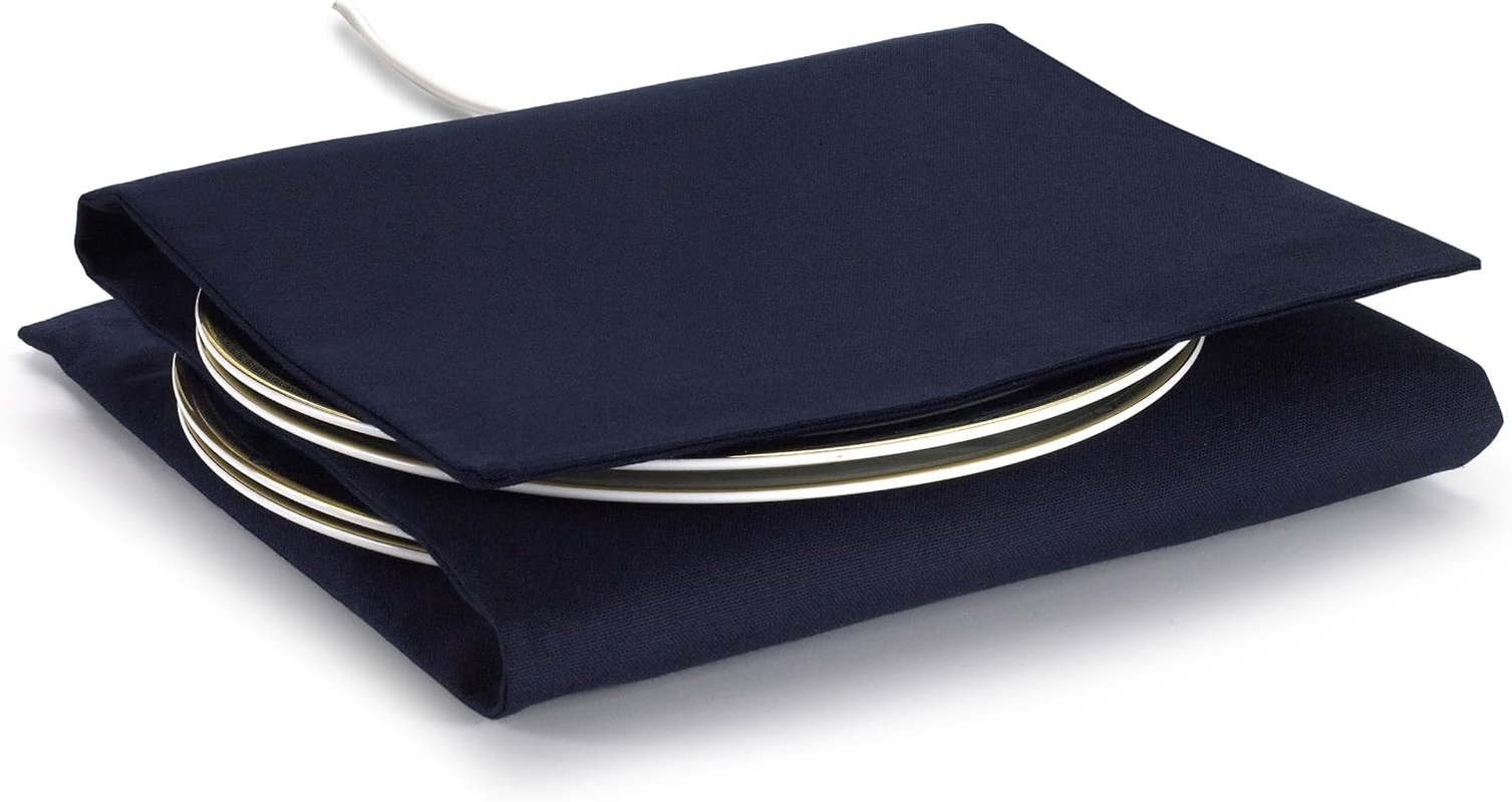 Electric Plate Warmer - Heats up to 6 Large Plates - Heritage Navy