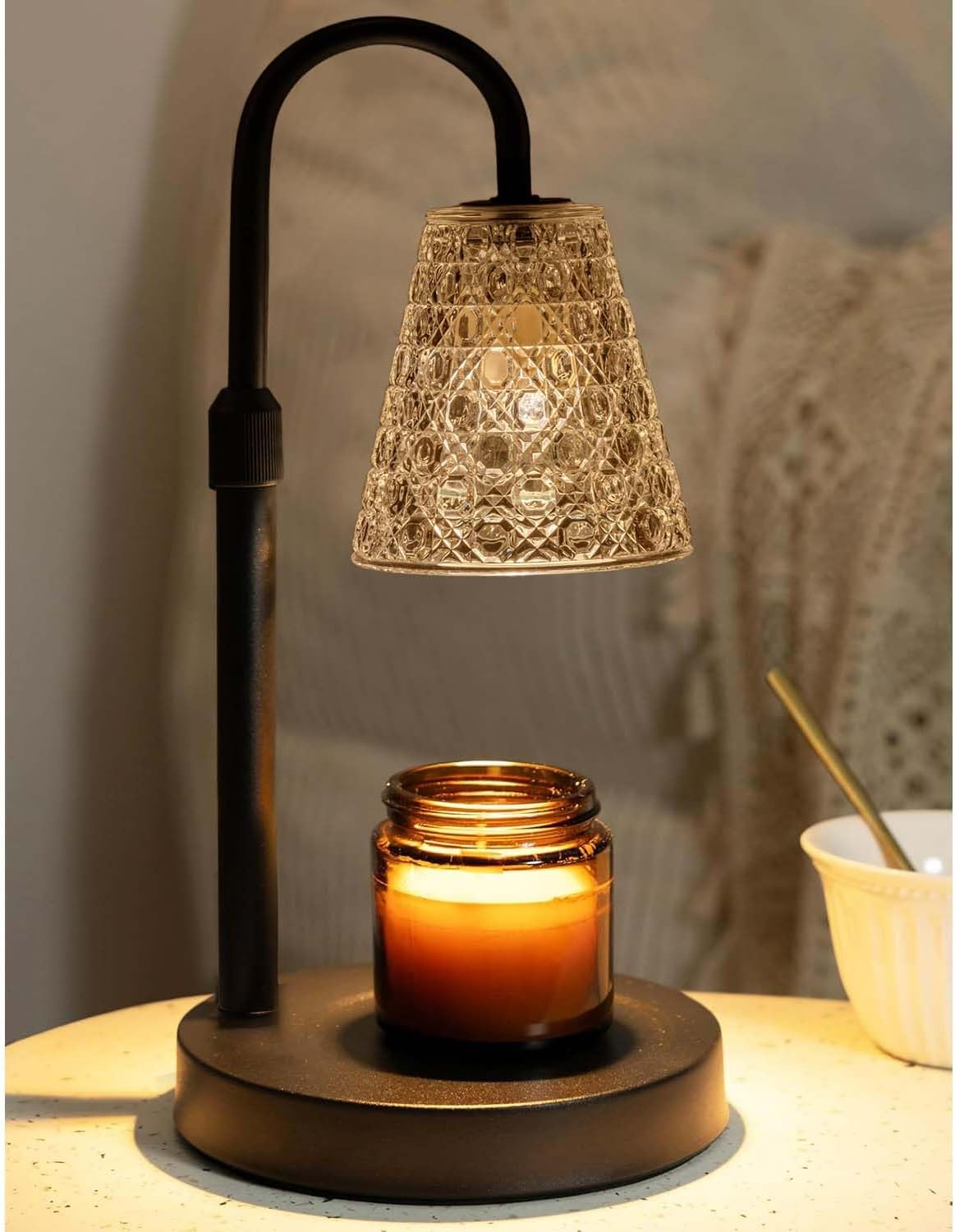 Candle Warmer Lamp with Timer Dimmable, Birthday Gifts for Her Women Mom, with 2 Bulbs