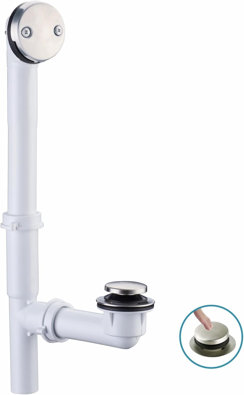 Tubular Bath Tub Drain Kit 1-1/2