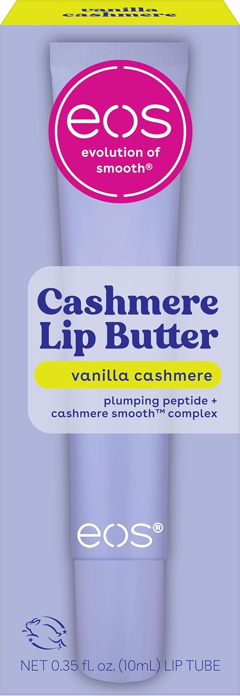 Vanilla Lip Butter - Plumping Peptides, Smoothing Formula, Shea Butter, Lip Mask, Lip Moisturizer, Soft Lips, 0.35 Fl Oz