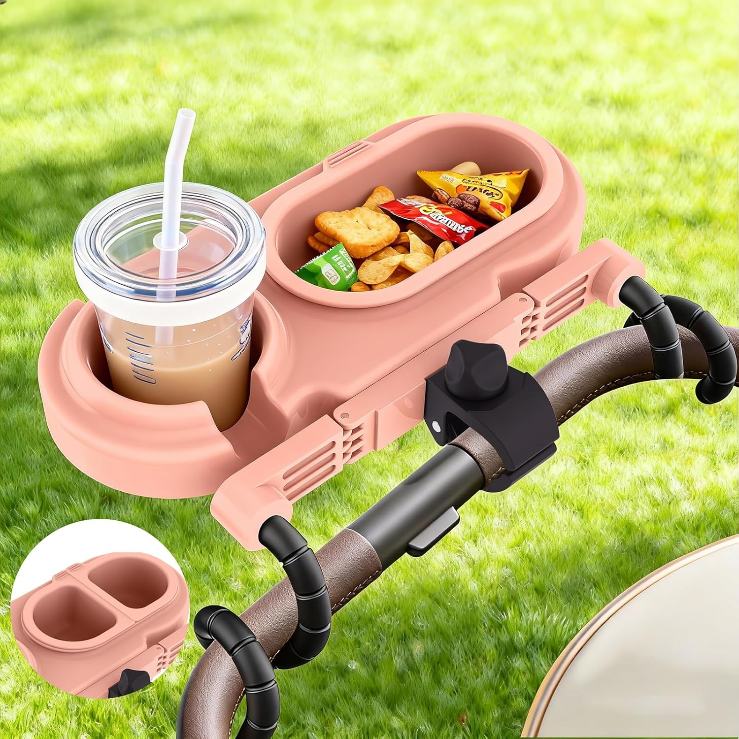 BANGIE Cute Pink Stroller Snack Tray for Girls - Compatible with Uppababy  Vista | eBay