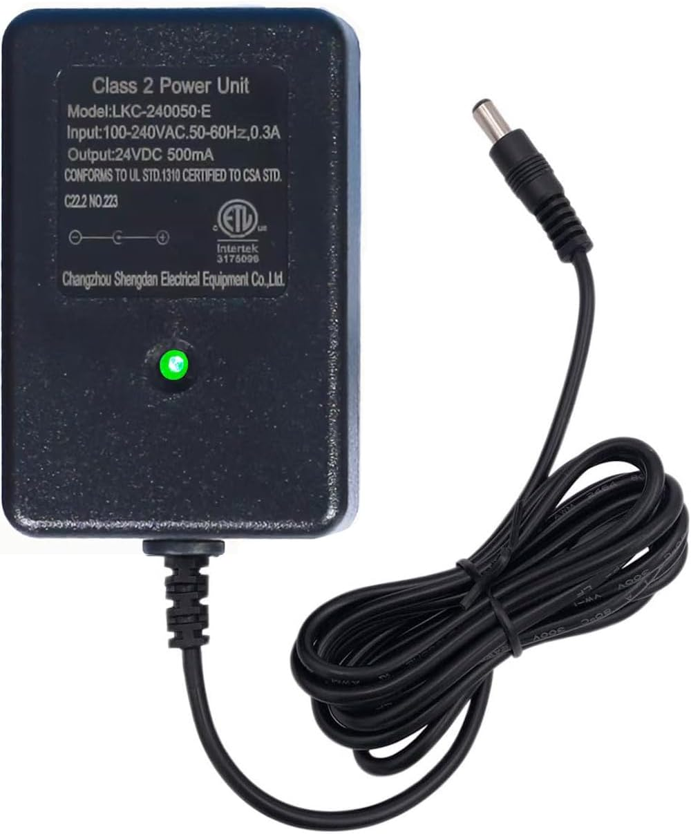 24V Charger for Ride on Car, 24 Volt Kids Battery Charger with Charging Indicator Light for Baby Carriage Ride Toy, 500Ma Supply Power Adapter