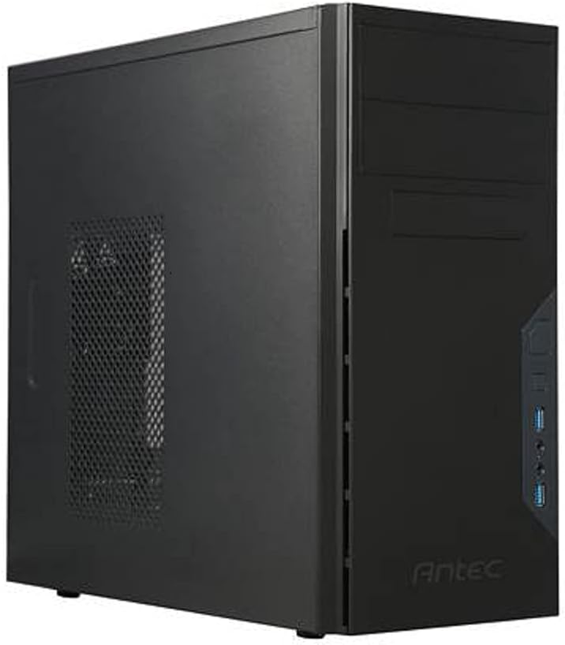 VSK3000E-U3_US SGCC Steel Black Mini Tower Case, Micro ATX