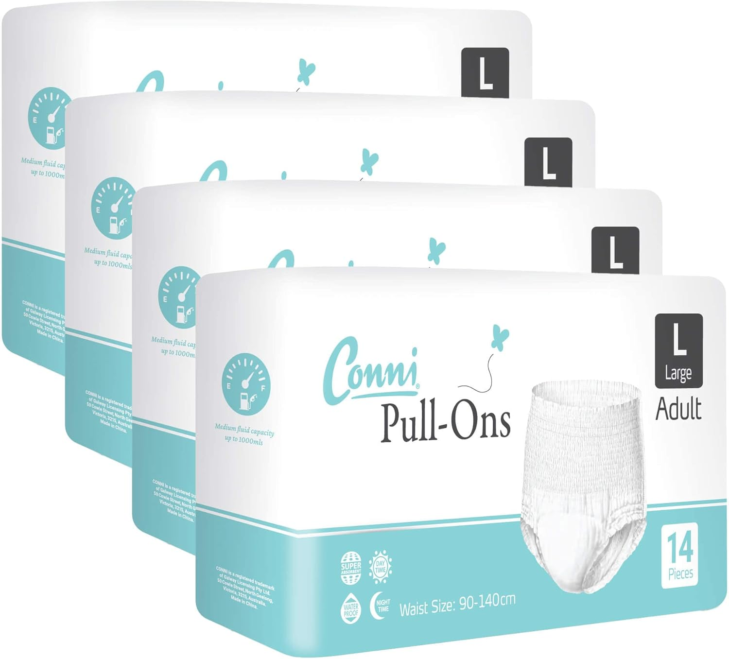 Conni Pull-ons, Disposable Adult Absorbent Briefs for full void incontinence,... - Picture 9 of 15