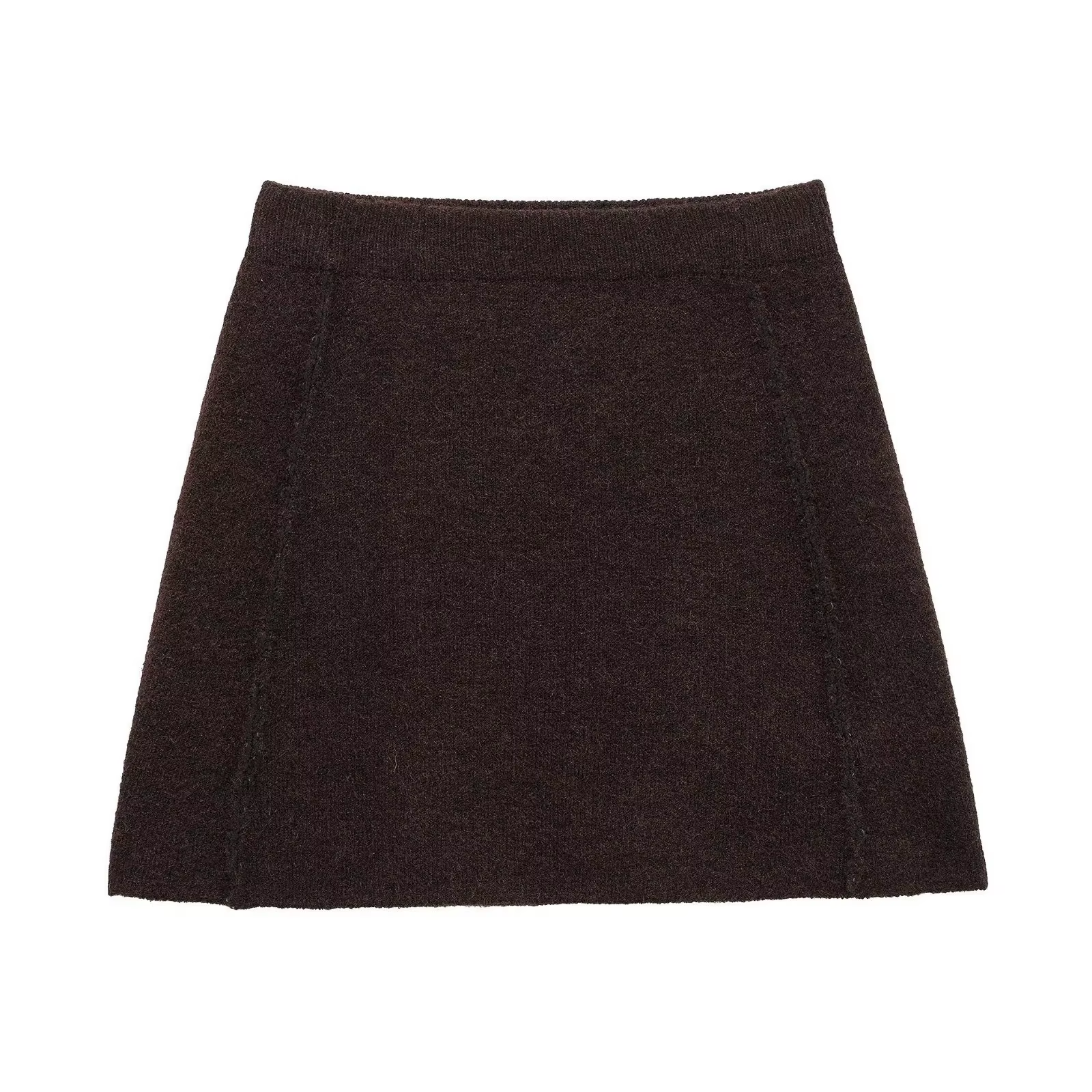 ZARZ Custom Breathable Vintage High Waist Elastic Cardigan for Women Knitted Jacket Side Stitching 100% Polyester 2 Piece Shorts