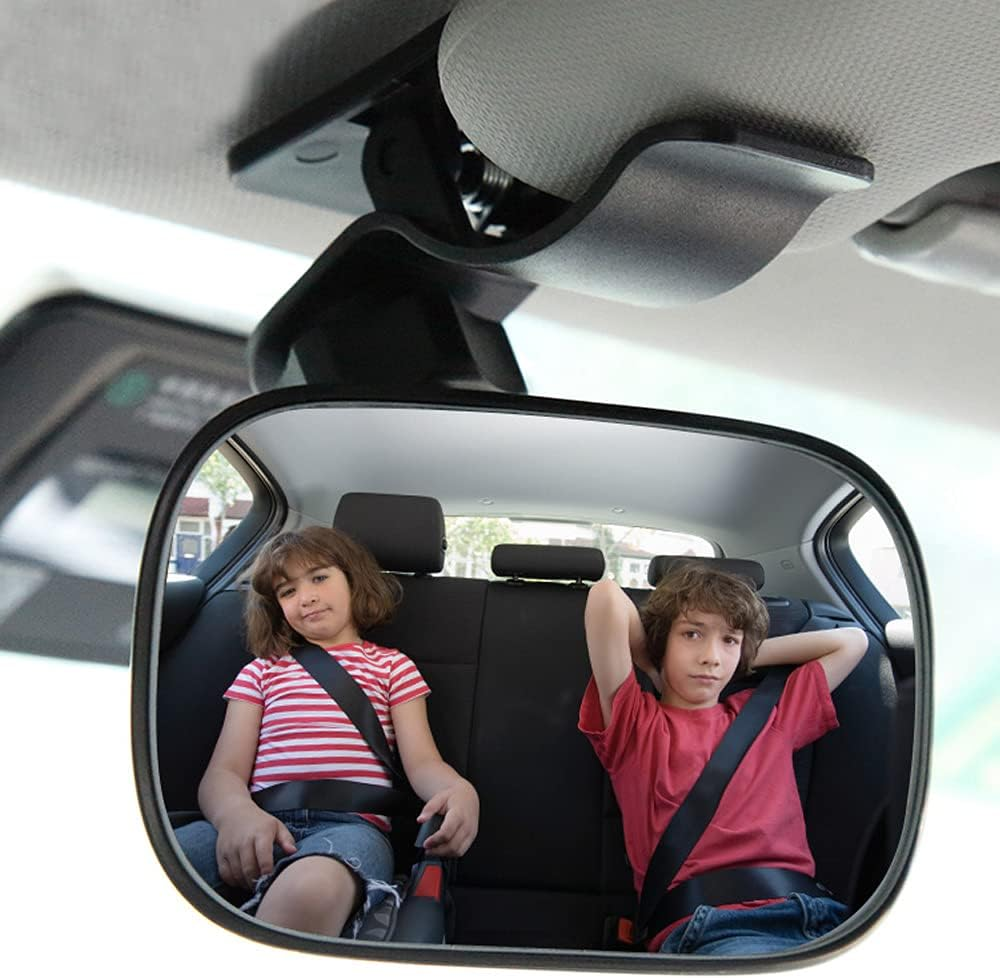 Wide Angle Convex Baby Mirror, Adjustable Rearview for Infant