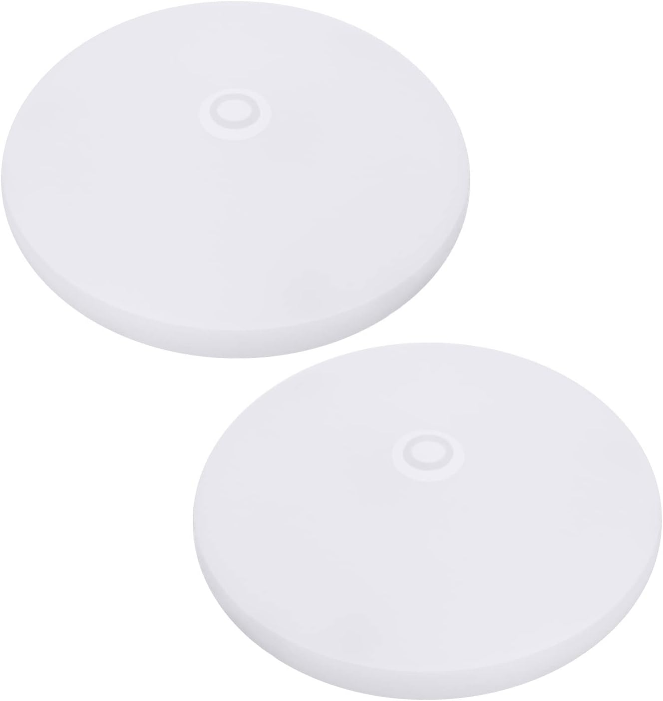 Facon 3-1/2'' LEDRV Puck Light with Switch - 2-Pack Slim Surface Mount, 12V DC 