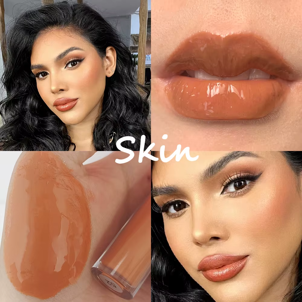Wholesale 141 Colors Cosmetics Makeup Shiny Vegan Private Label Lipgloss Vendor Nude Glossy Lip Gloss