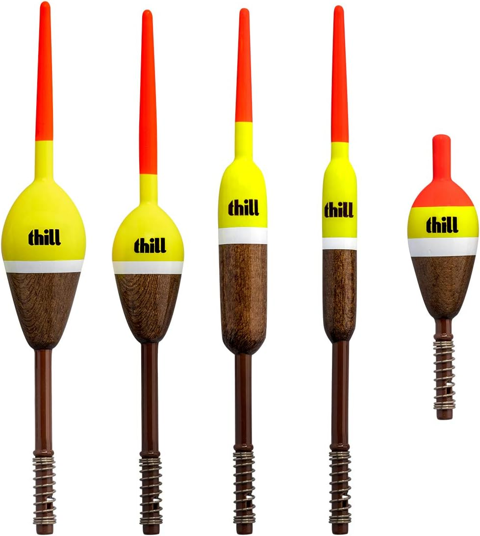 America's Classic Float Fishing Bobber with Buoyant Balsa Wood Body, Pack of 2