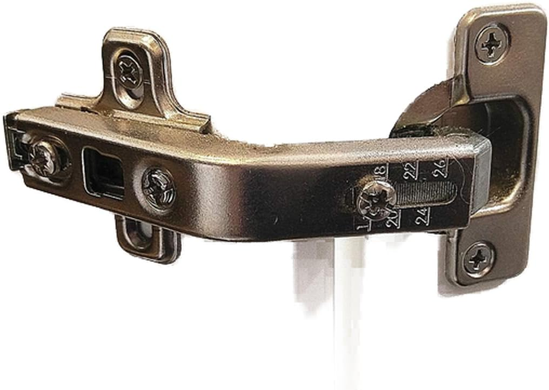 Lazy Susan Corner Cabinet Hinge 135° – Heavy Duty Folding Door Hinge for Kitchen Corner Cabinets, Stainless Steel, Includes Screws