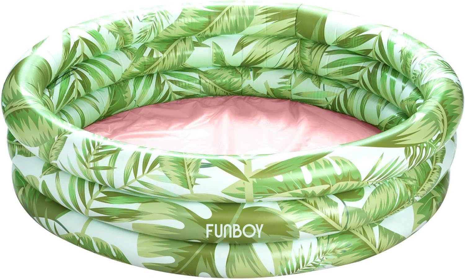 FUNBOY Giant Inflatable Luxury Clear Pink Heart Kiddie Pool, Year-Round Fun f... - Picture 9 of 15