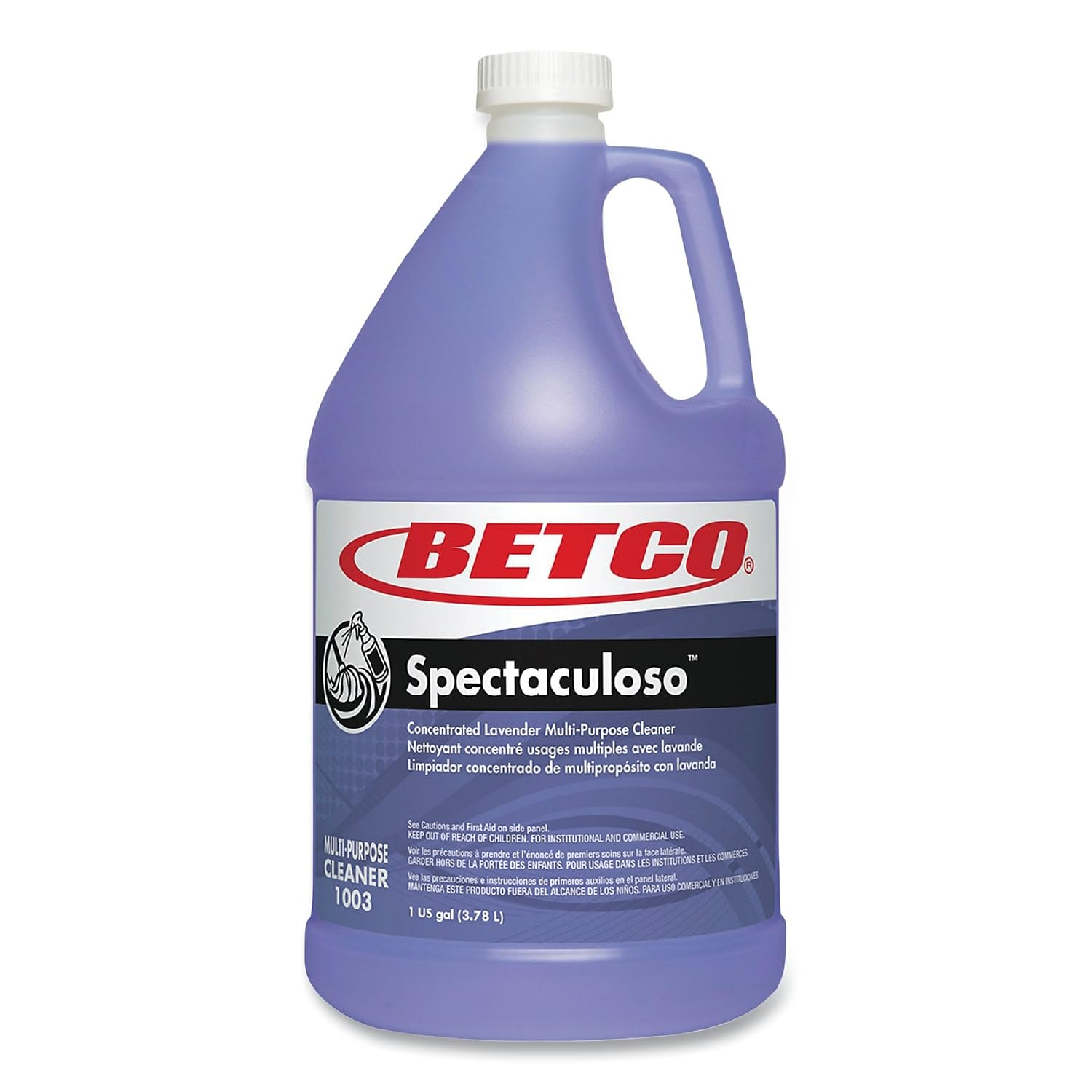 ® Spectaculoso Lavender Multipurpose Cleaner, Floral Scent, 128 Oz Bottle, Purple, Case of 4