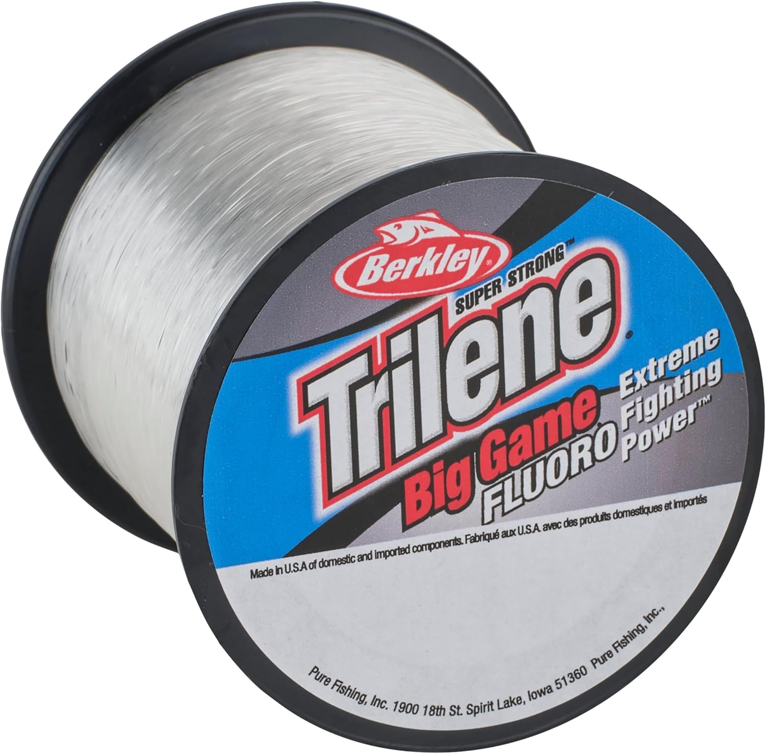 Trilene Big Game 17Lb 350Yd Clear Fluorocarbon Fishing Line Sensitive Abrasion