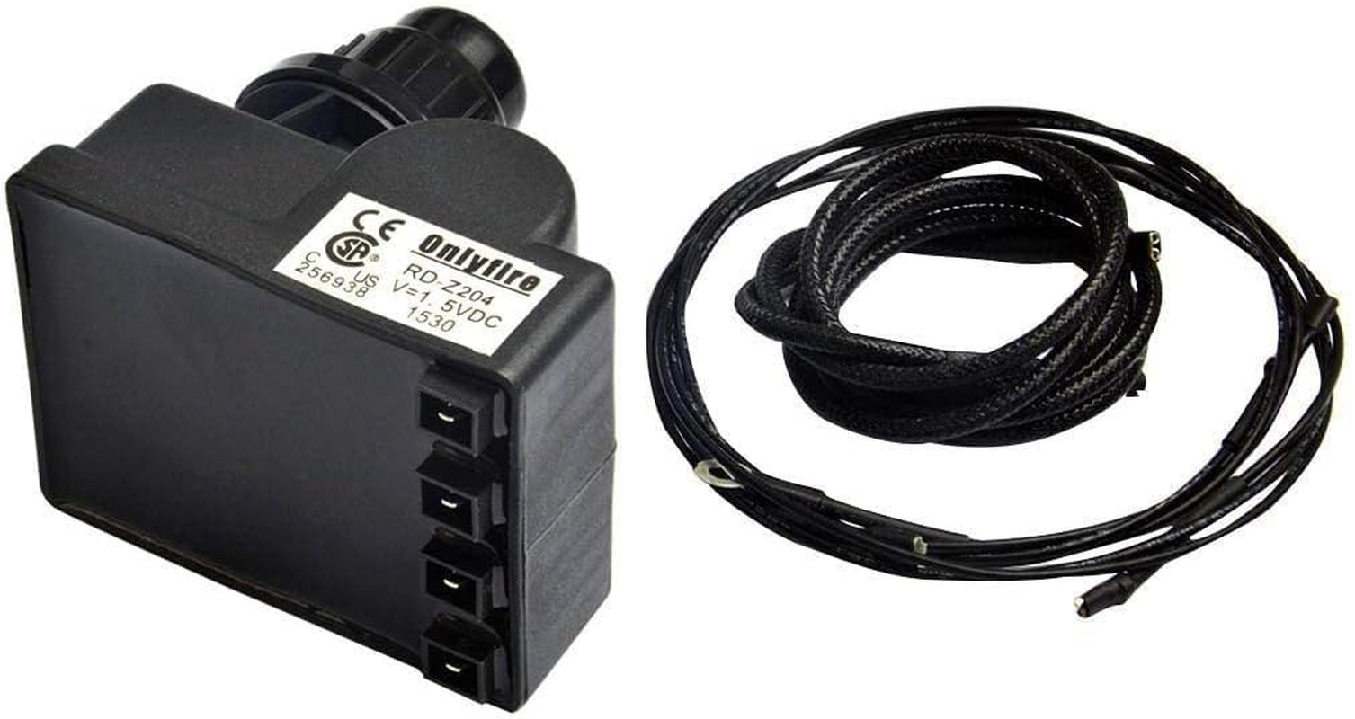 Onlyfire Universal Fit 4-Spark Electronic Push Button Igniter Kit for Most Grills, Black