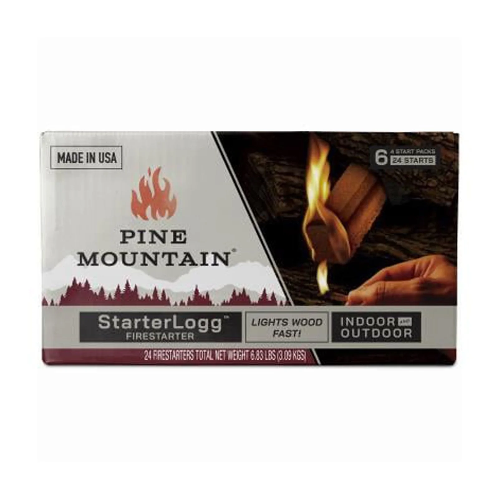 Starterlogg Firestarter 24 Pack Starter Logs, 6.83Lbs