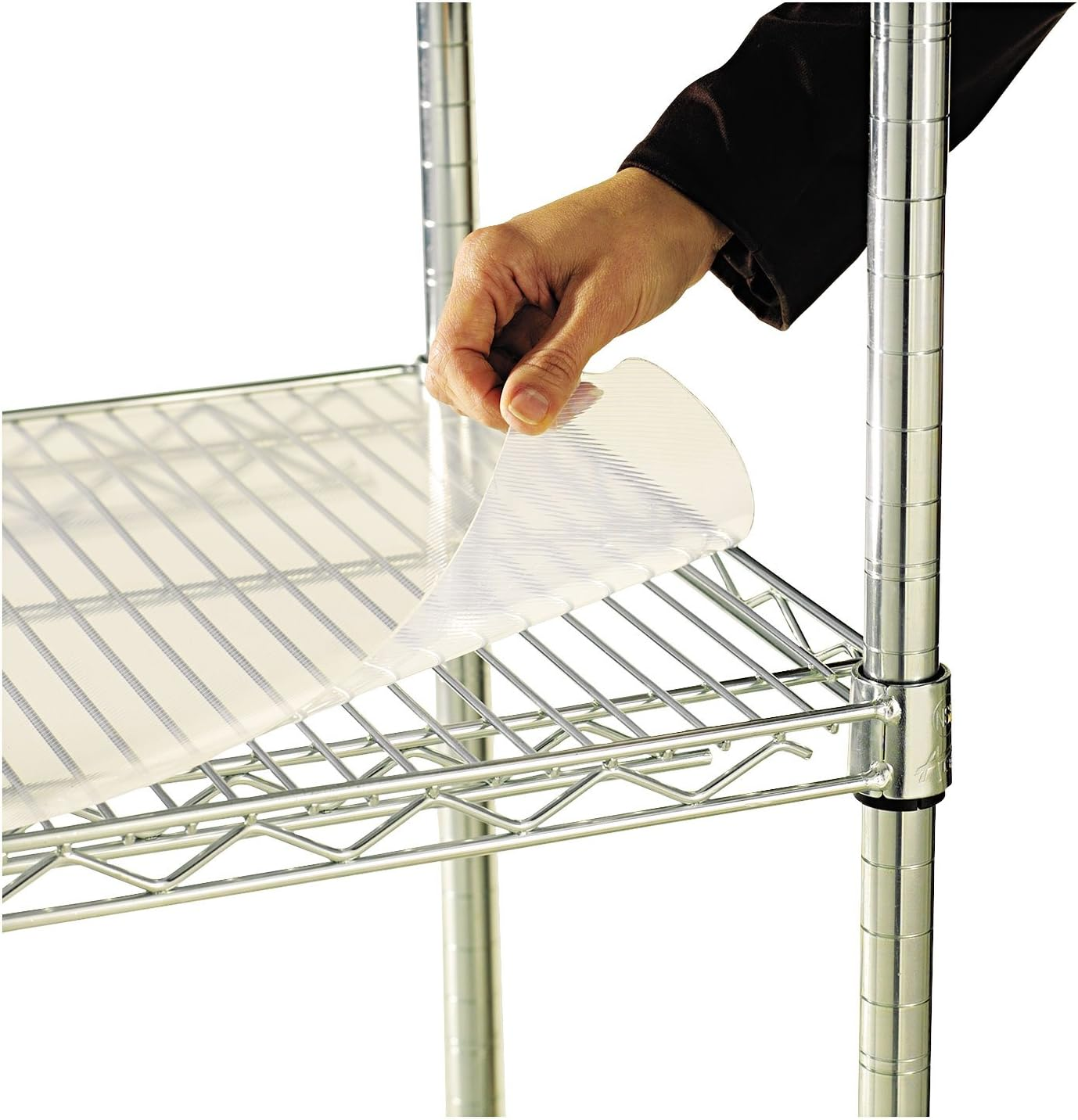 ALE Shelf Liners for Wire Shelving, Clear Plastic, 48W X 18D (Pack of 4)