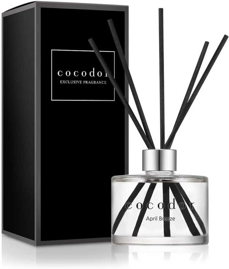 COCODOR Signature Reed Diffuser/Savon / 6.7oz / Scent Diffuser with Sticks Home Fragrance Reed Diffuser for Bathroom Shelf Decor