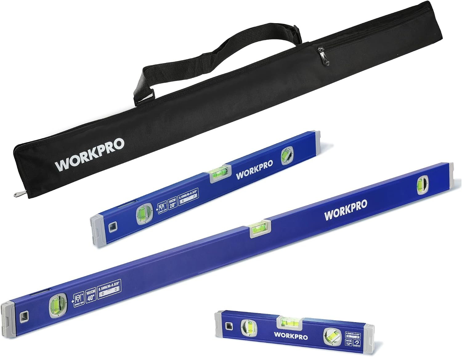 3-Piece Spirit Level Set (12
