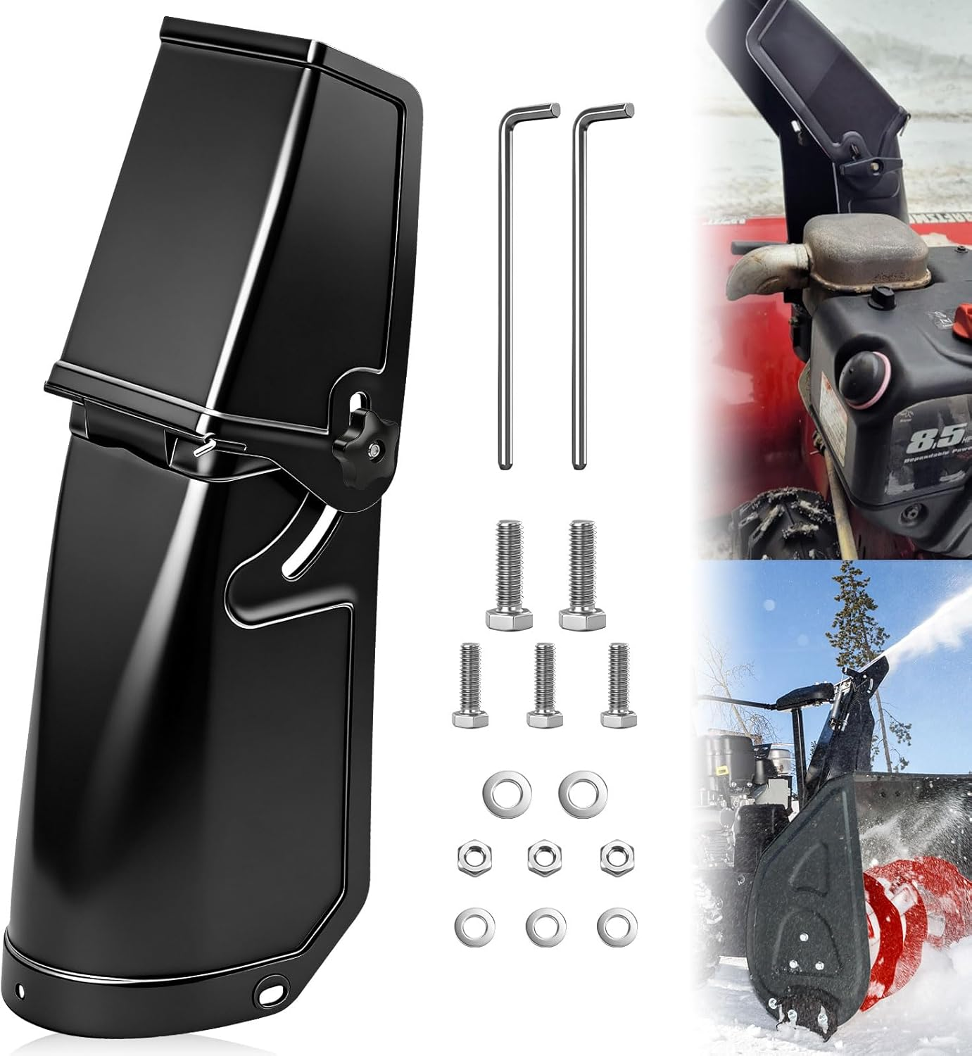 (Patent Pending) 762222MA Chute Assembly for B&S Craftsman Murray Snow Throwers MT334234, MT325847, 325847MA, MT325847MA Models, Replace 325864, 325847MA, 76221, 76221MA, 307672, 325847