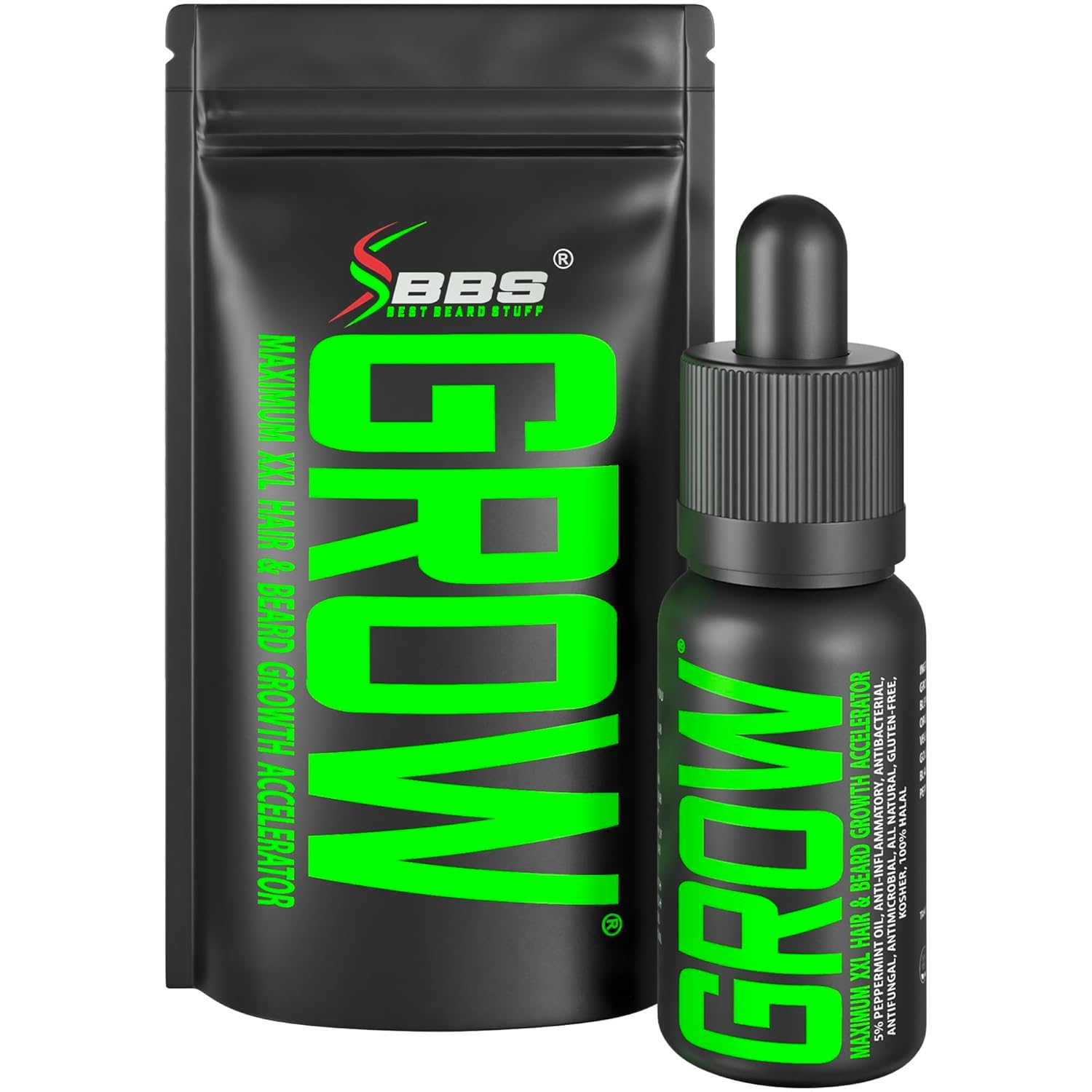 Beard Growth Serum: Maximum XXL Growth & Thickener T Conditioner & Enhancer