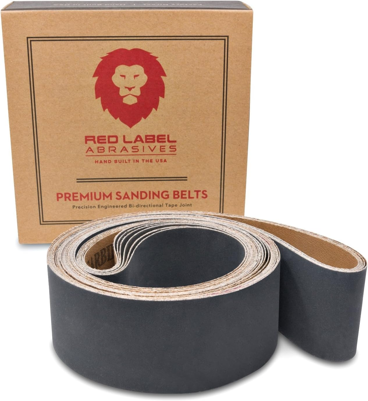 2 X 72 Inch Silicon Carbide Extra Fine Grit Sanding Belts 600, 800, 1000 Grits, 6 Pack Assortment