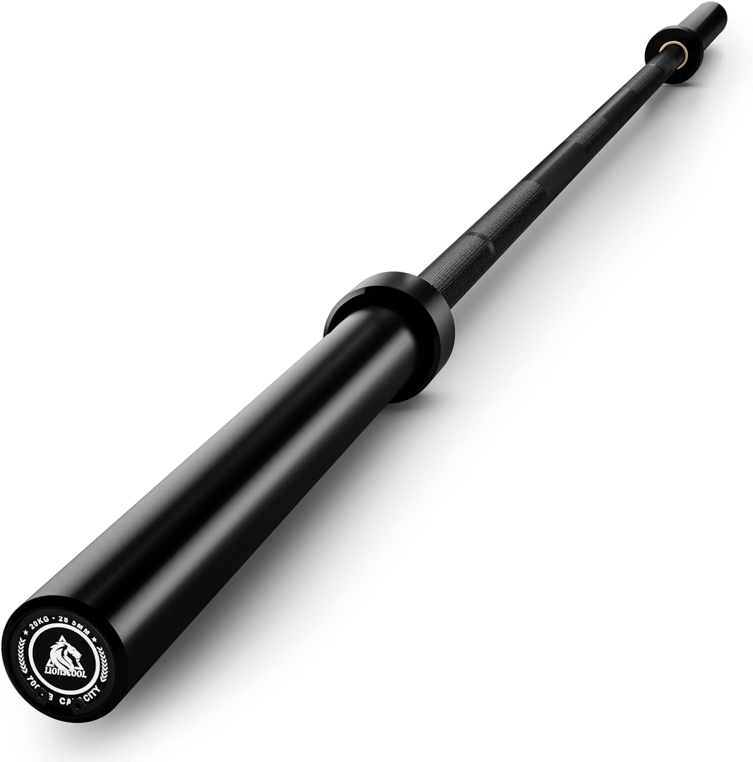 LIONSCOOL 7FT Olympic Barbell for Weightlifting, Power Lifting, 2 Inch Strength Training Bar for Squats, Deadlifts, Presses, Rows, Curls - 700Lbs/1000Lbs/1500Lbs Capacity
